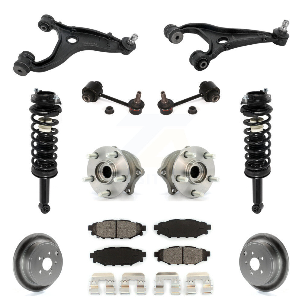 Disc Rotor Brake Pad Hub Bearing Control Arm Tie Rod End Complete Strut Assembly Coil Spring Shock S