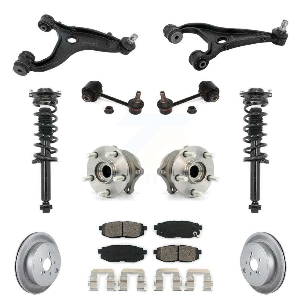 Disc Rotor Brake Pad Hub Bearing Control Arm Tie Rod End Complete Strut Assembly Coil Spring Shock S