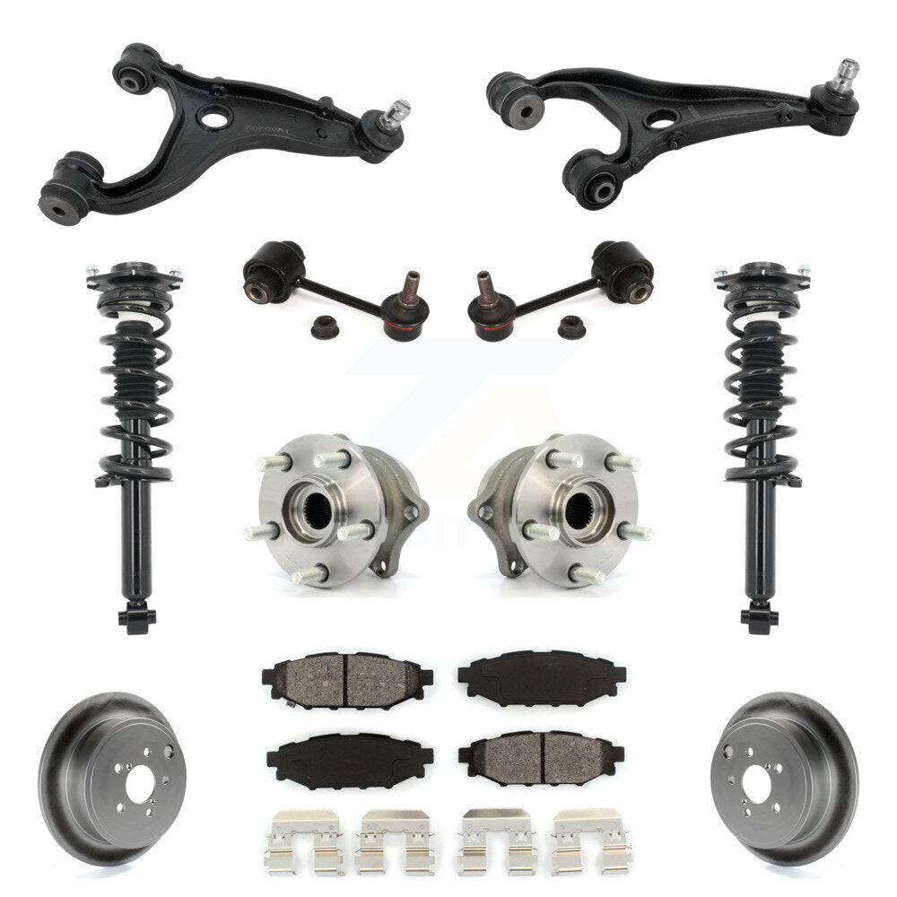 Disc Rotor Brake Pad Hub Bearing Control Arm Tie Rod End Complete Strut Assembly Coil Spring Shock S
