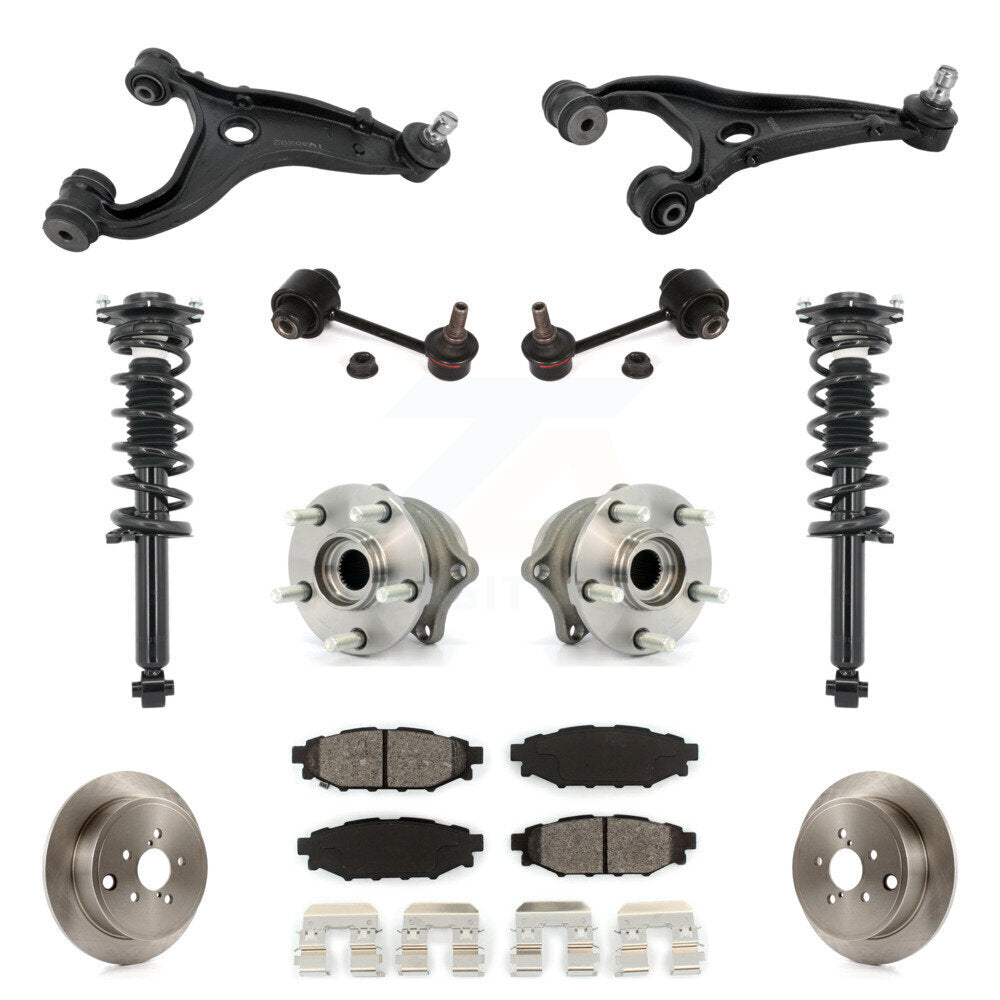 Disc Rotor Brake Pad Hub Bearing Control Arm Tie Rod End Complete Strut Assembly Coil Spring Shock S