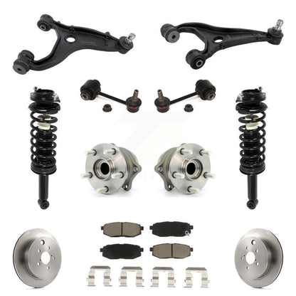Disc Rotor Brake Pad Hub Bearing Control Arm Tie Rod End Complete Strut Assembly Coil Spring Shock S