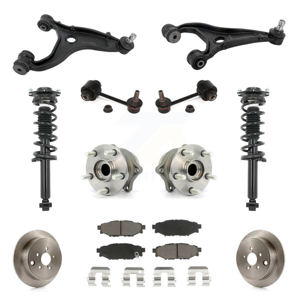 Disc Rotor Brake Pad Hub Bearing Control Arm Tie Rod End Complete Strut Assembly Coil Spring Shock S