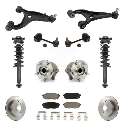 Disc Rotor Brake Pad Hub Bearing Control Arm Tie Rod End Complete Strut Assembly Coil Spring Shock S