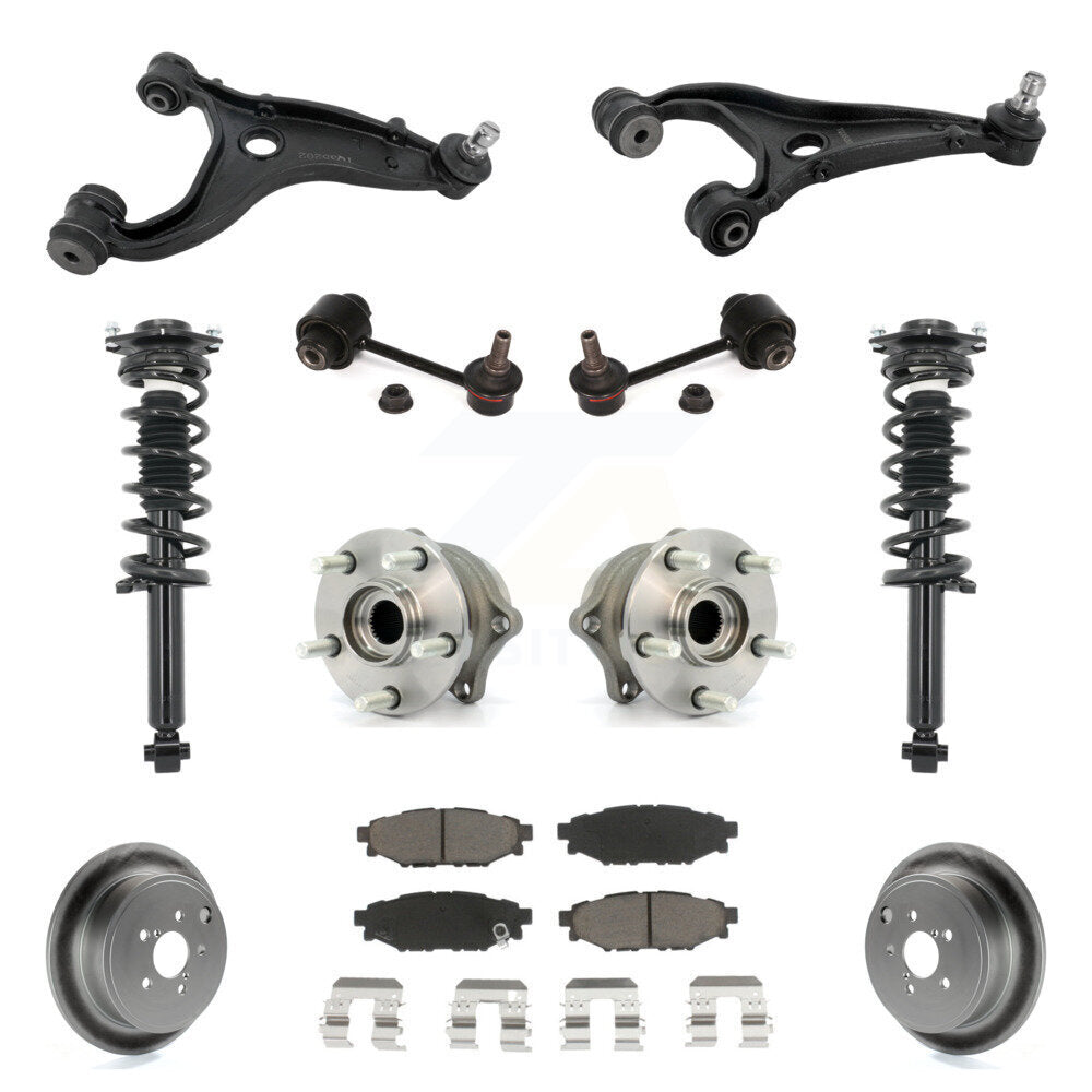 Disc Rotor Brake Pad Hub Bearing Control Arm Tie Rod End Complete Strut Assembly Coil Spring Shock S