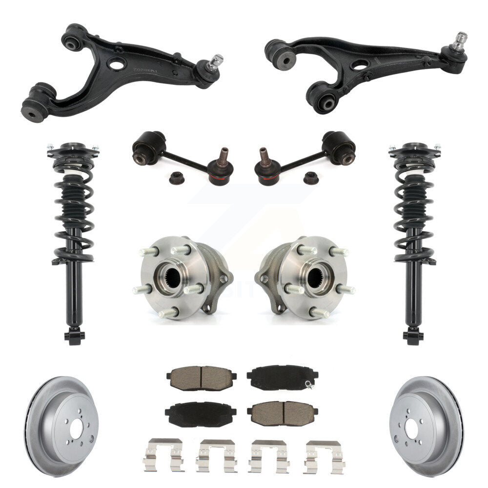 Disc Rotor Brake Pad Hub Bearing Control Arm Tie Rod End Complete Strut Assembly Coil Spring Shock S