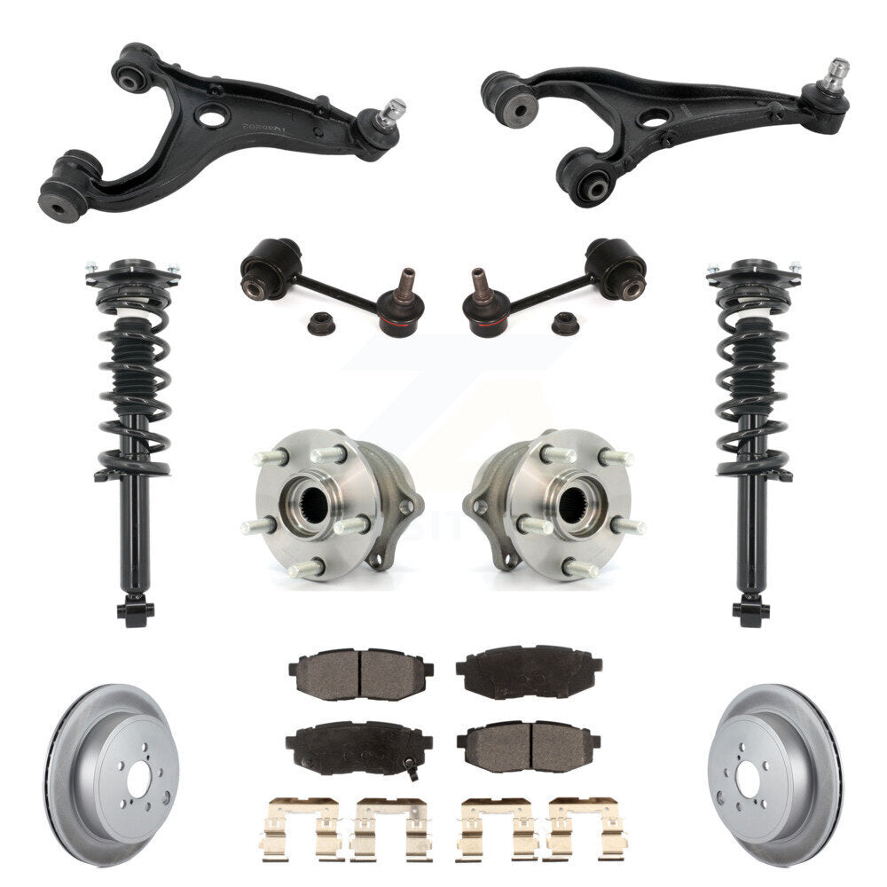 Disc Rotor Brake Pad Hub Bearing Control Arm Tie Rod End Complete Strut Assembly Coil Spring Shock S