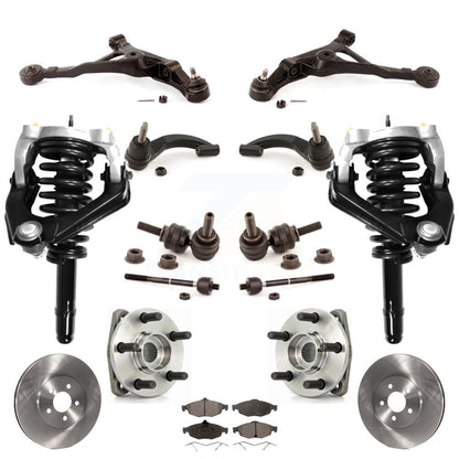 Rotors Brake Pads Bearing Suspension Front Kit (15Pc) For Chrysler Sebring Dodge