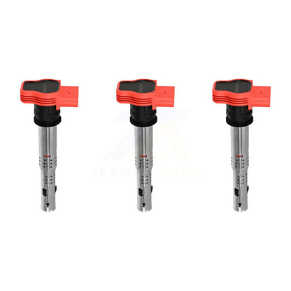Ignition Coil (3 Pack) For Audi Q5 Q7 A4 Quattro Porsche Cayenne Volkswagen A6