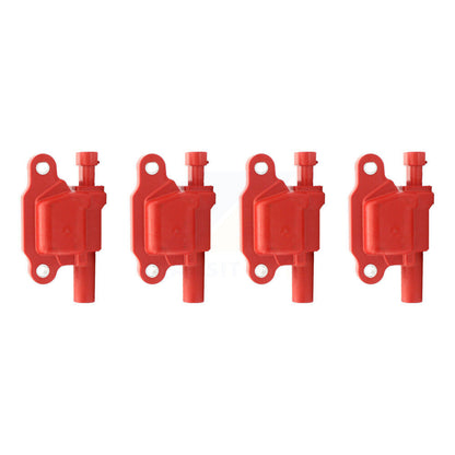 Ignition Coil (4 Pack) For Chevrolet GMC Silverado 1500 Sierra Cadillac Tahoe XL