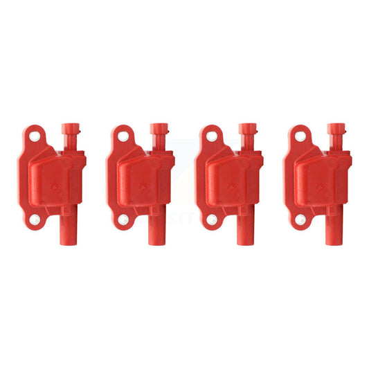Ignition Coil (4 Pack) For Chevrolet GMC Silverado 1500 Sierra Cadillac Tahoe XL