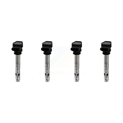 Ignition Coil (4 Pack) For Volkswagen Jetta Audi Tiguan Q5 A4 Quattro Passat GTI