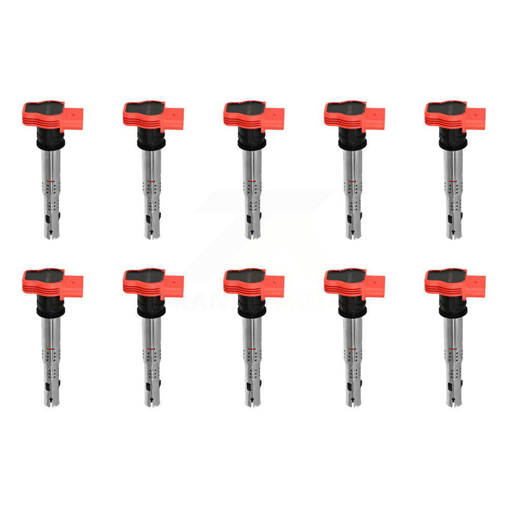 Ignition Coil (10 Pack) For Audi Q5 Q7 A4 Quattro Porsche Cayenne Volkswagen A6