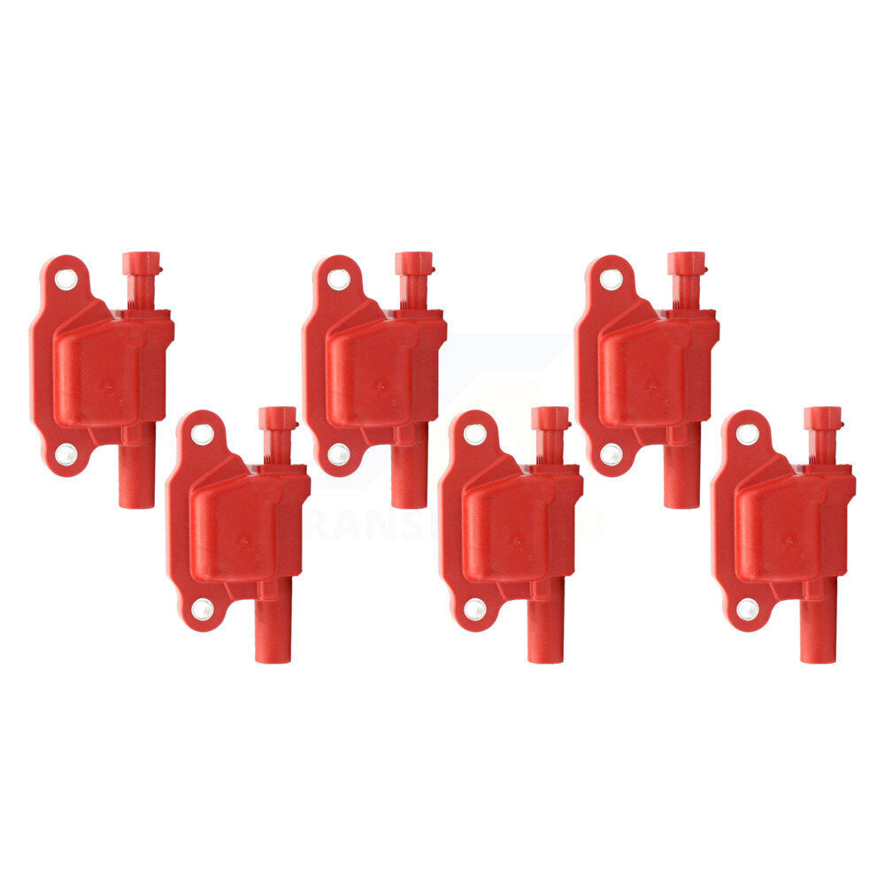Ignition Coil (6 Pack) For Chevrolet GMC Silverado 1500 Sierra Cadillac Tahoe XL