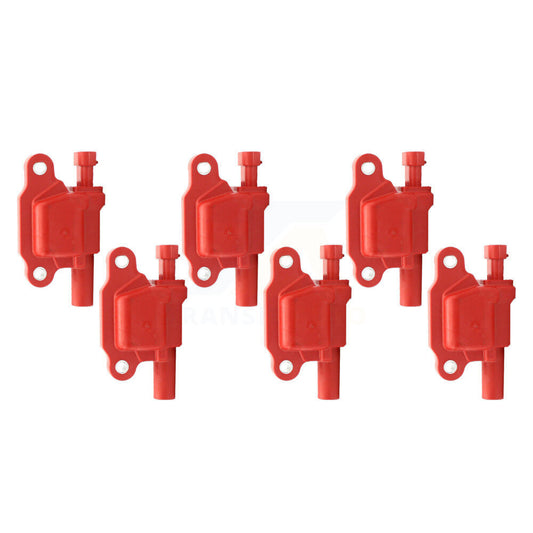 Ignition Coil (6 Pack) For Chevrolet GMC Silverado 1500 Sierra Cadillac Tahoe XL