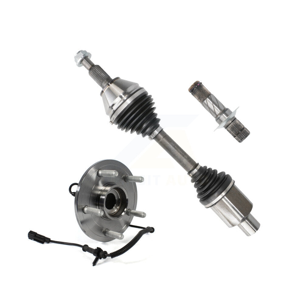 CV Axle Shaft & Intermediate Bearing Front Left Kit For 12-17 Ram 1500 4WD