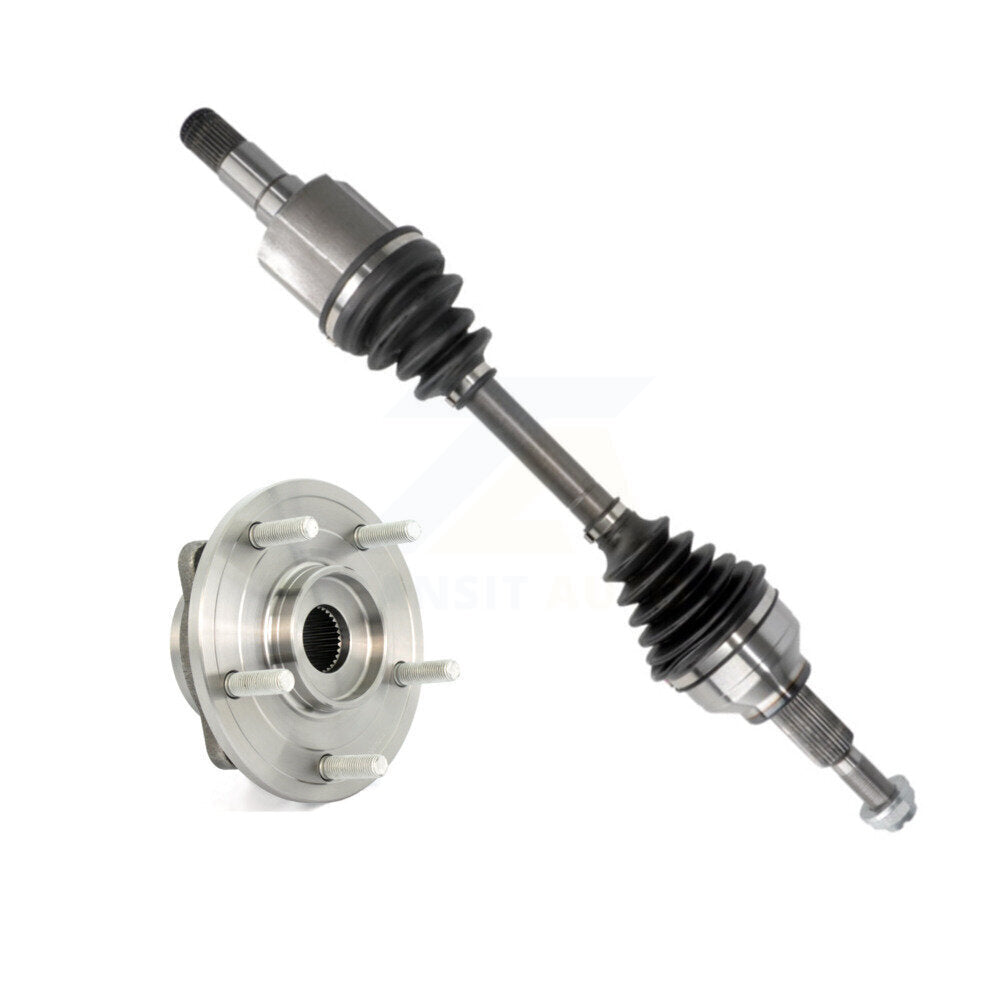 CV Axle Drive Shaft And Hub Bearing Assembly Front Left Kit For Dodge Journey