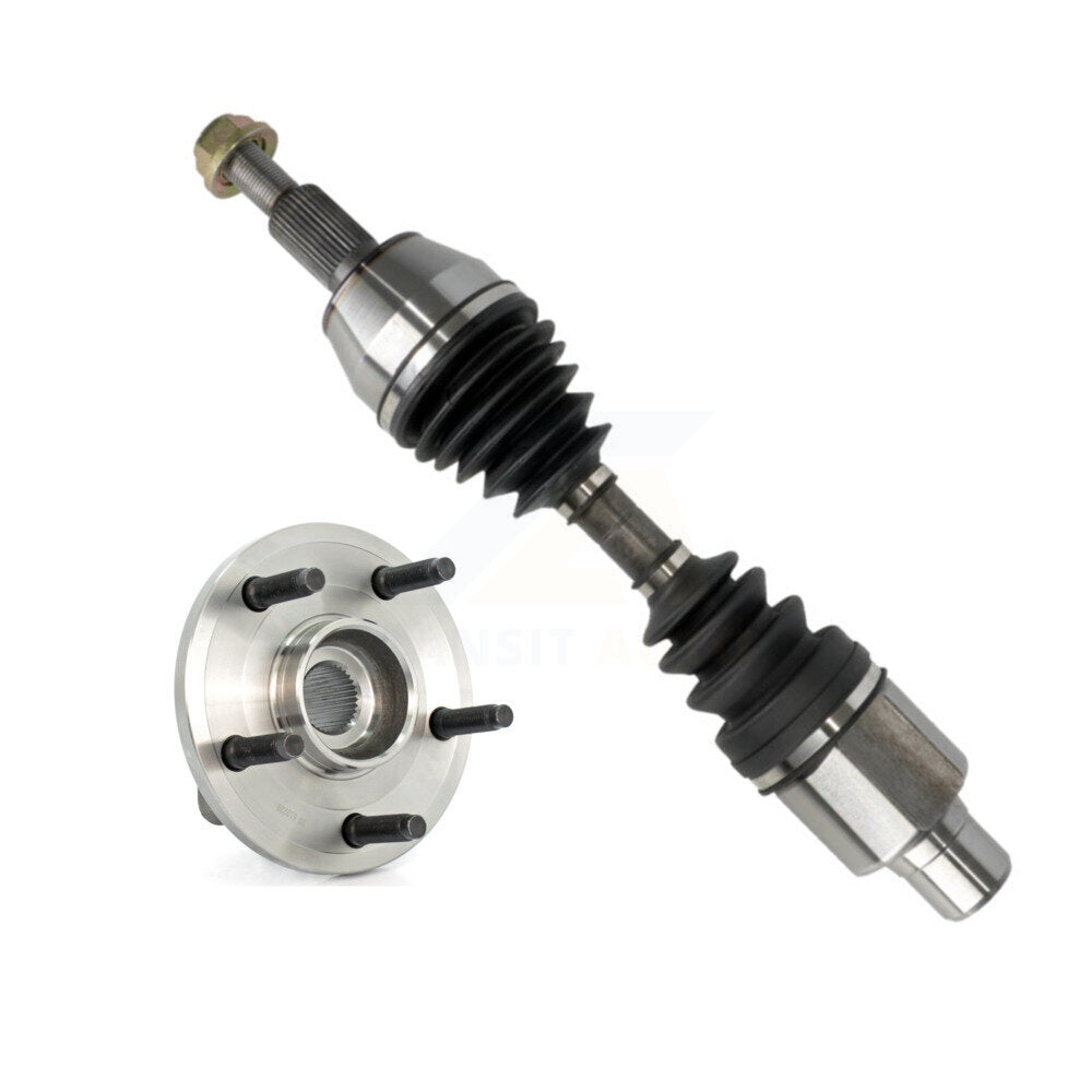 CV Axle Shaft And Hub Bearing Front Left Kit For Dodge Dakota Mitsubishi Raider