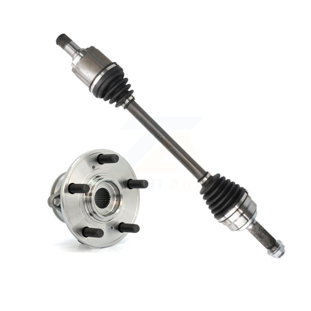 CV Axle Drive Shaft And Hub Bearing Front Left Kit For 2010-2013 Acura MDX ZDX