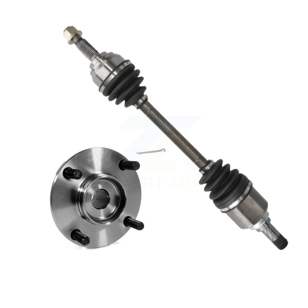 CV Axle Drive Shaft And Wheel Hub Bearing Front Left Kit For Nissan Versa Cube