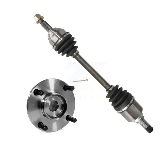 CV Axle Drive Shaft And Wheel Hub Bearing Front Left Kit For Nissan Versa Cube