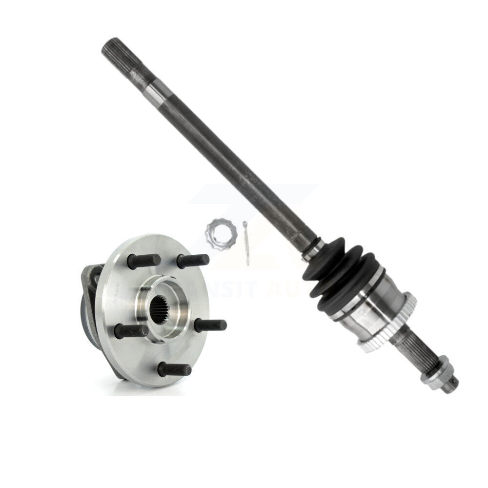 CV Axle Drive Shaft And Wheel Hub Bearing Front Left Kit For Jeep Grand Cherokee
