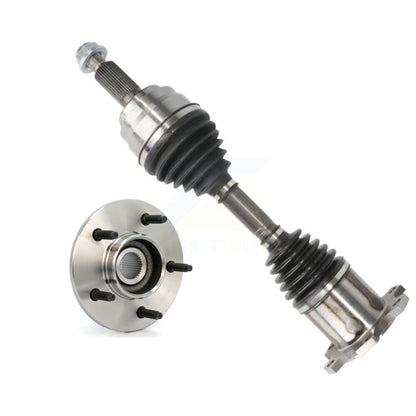 CV Axle Shaft And Hub Bearing Front Left Kit For Ford F-150 4WD with 2-Wheel ABS