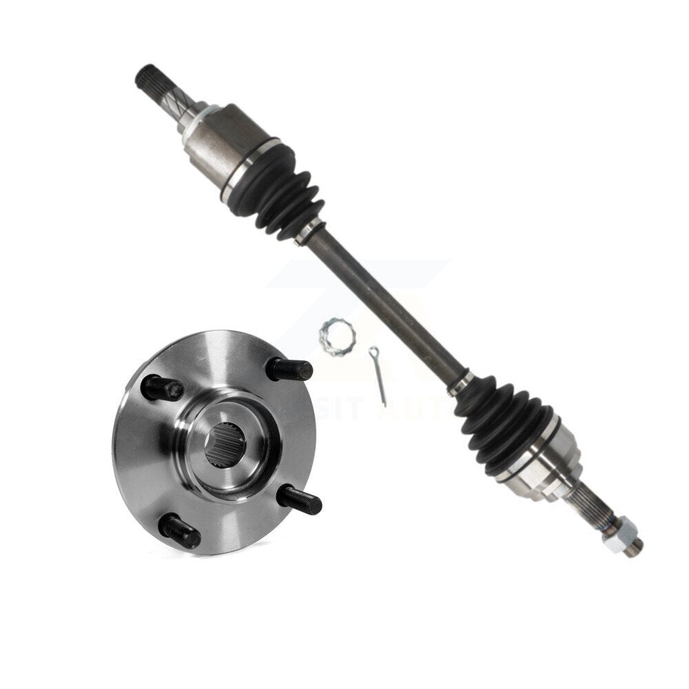 CV Axle Drive Shaft And Hub Bearing Assembly Front Left Kit For Nissan Versa