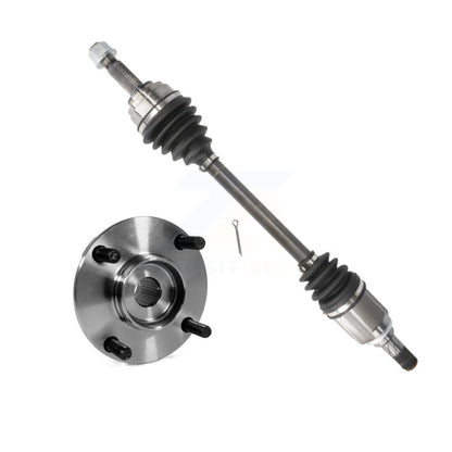 CV Axle Drive Shaft And Hub Bearing Front Left Kit For Nissan Versa w o CVT