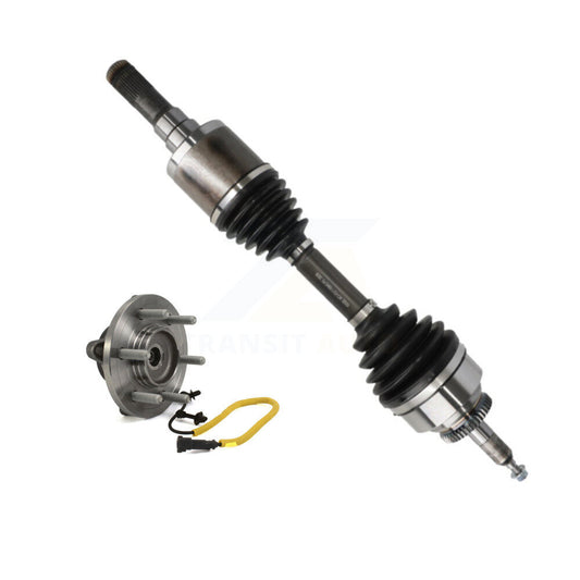CV Axle Drive Shaft And Wheel Hub Bearing Assembly Front Left Kit For Ford F-150