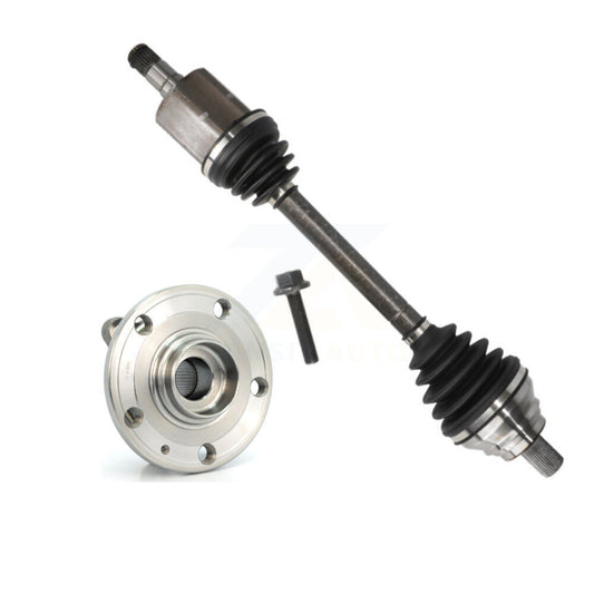 CV Axle Drive Shaft And Hub Bearing Front Left Kit For Volkswagen Jetta Passat