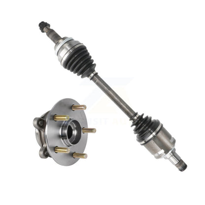 CV Axle Drive Shaft And Wheel Hub Bearing Front Left Kit For Lexus RX350 RX350L