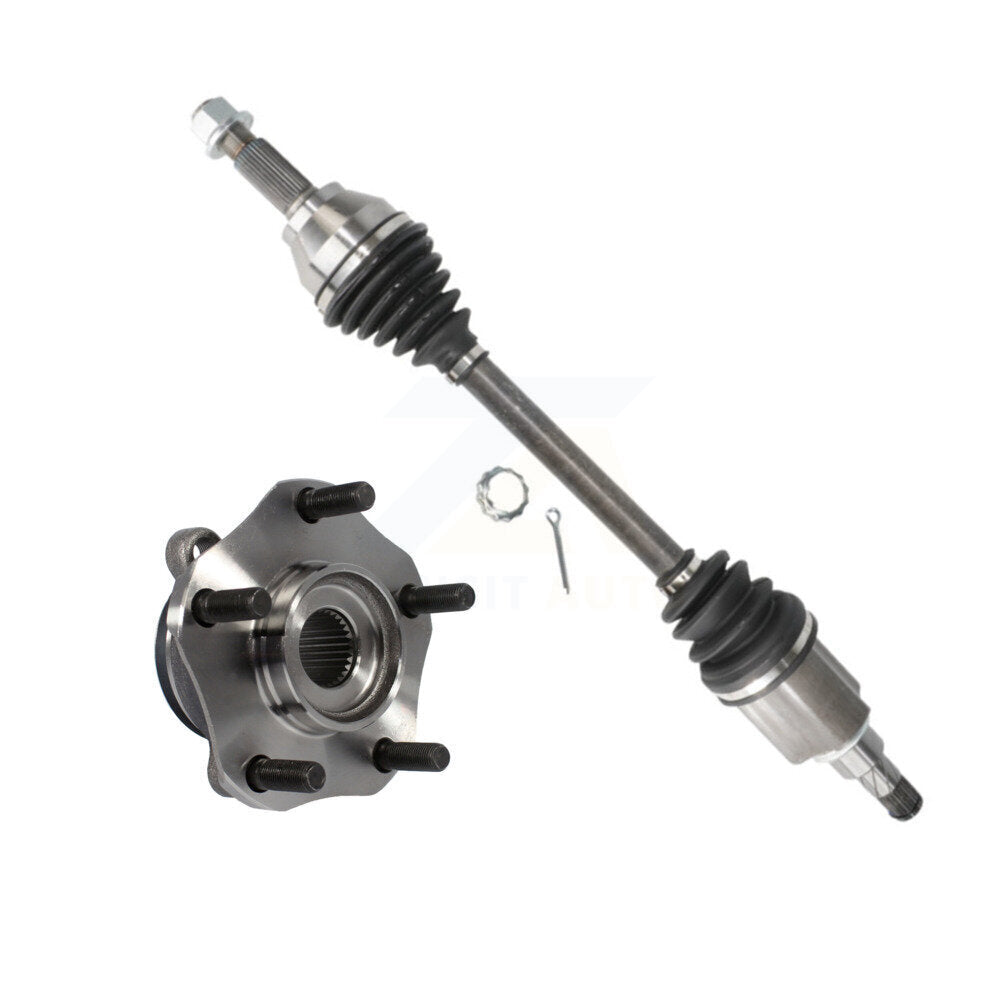 CV Axle Drive Shaft And Hub Bearing Assembly Front Left Kit For Nissan Sentra
