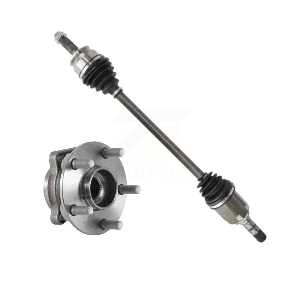 CV Axle Drive Shaft And Hub Bearing Front Left Kit For Subaru Forester Impreza