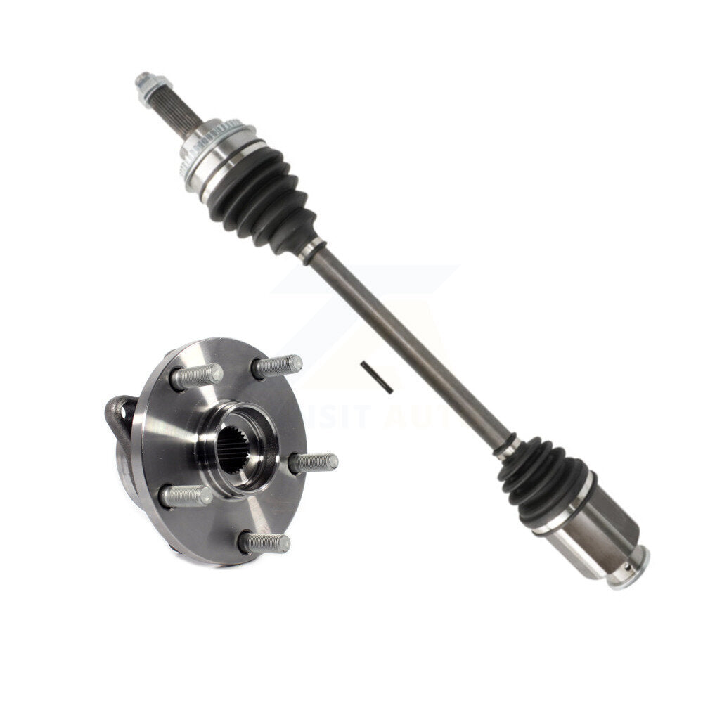 CV Axle Drive Shaft And Hub Bearing Assembly Front Left Kit For Subaru Impreza