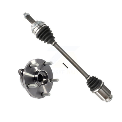 CV Axle Drive Shaft And Hub Bearing Assembly Front Left Kit For Subaru Impreza