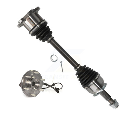 CV Axle Drive Shaft And Hub Bearing Front Left Kit For Nissan TITAN Armada 4WD