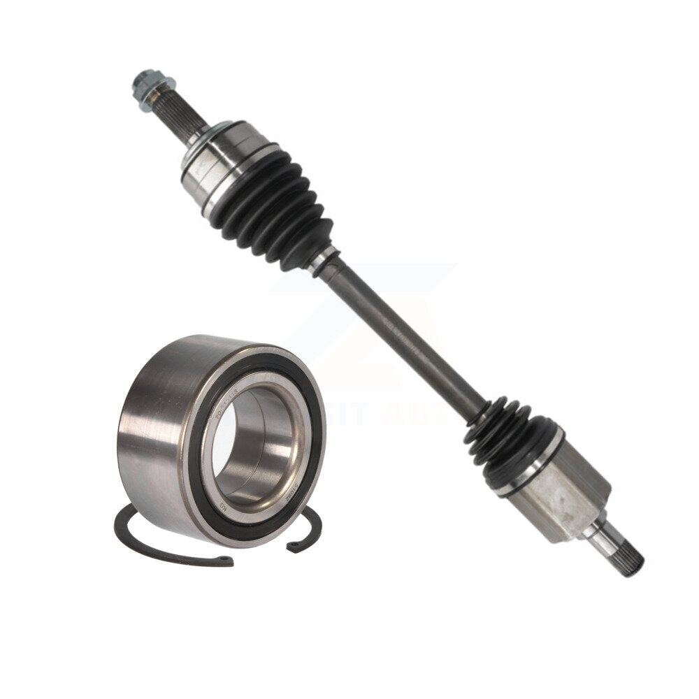 CV Axle Drive Shaft Assembly And Wheel Bearing Front Left Kit For Honda Accord