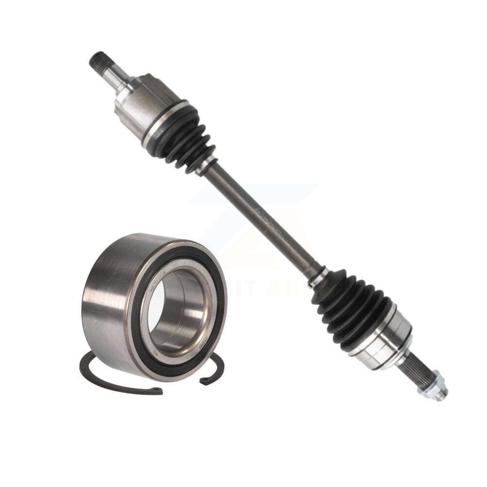 CV Axle Drive Shaft Assembly And Wheel Bearing Front Left Kit For Honda Accord