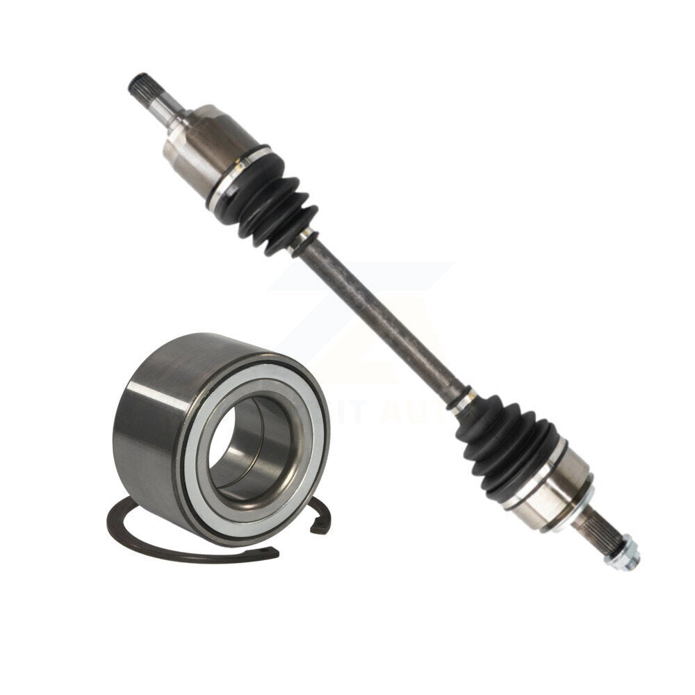 CV Axle Drive Shaft Complete Assembly And Bearing Front Left Kit For Honda Fit