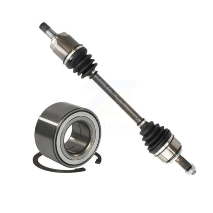 CV Axle Drive Shaft Complete Assembly And Bearing Front Left Kit For Honda Fit