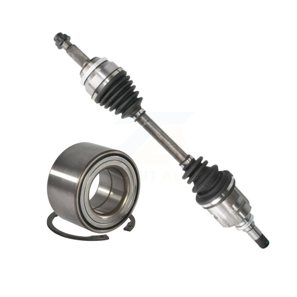 CV Axle Drive Shaft And Bearing Front Left Kit For Toyota Matrix Pontiac Vibe