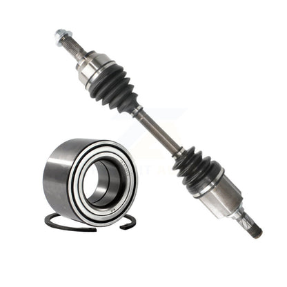 CV Axle Drive Shaft Complete Assembly And Bearing Front Left Kit For Mazda 3
