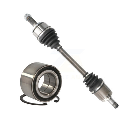 CV Axle Drive Shaft Complete Assembly And Bearing Front Left Kit For Honda Civic