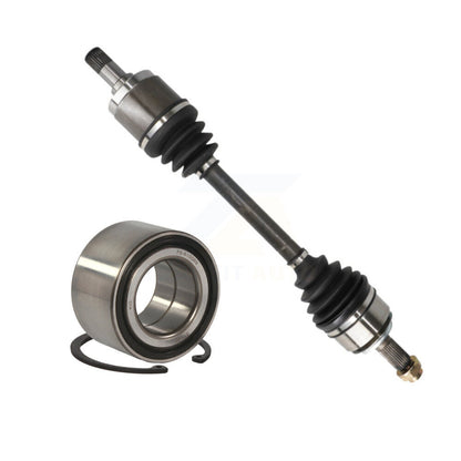 CV Axle Drive Shaft Complete Assembly And Bearing Front Left Kit For Honda Civic