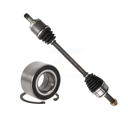 CV Axle Drive Shaft Complete Assembly And Bearing Front Left Kit For Honda Civic