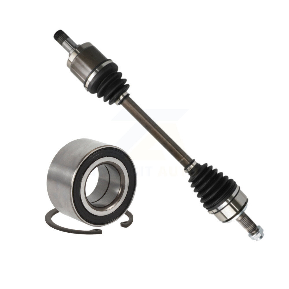 CV Axle Drive Shaft Assembly And Wheel Bearing Front Left Kit For Honda Accord