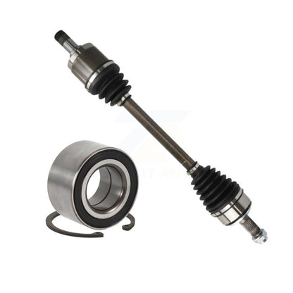 CV Axle Drive Shaft Assembly And Wheel Bearing Front Left Kit For Honda Accord