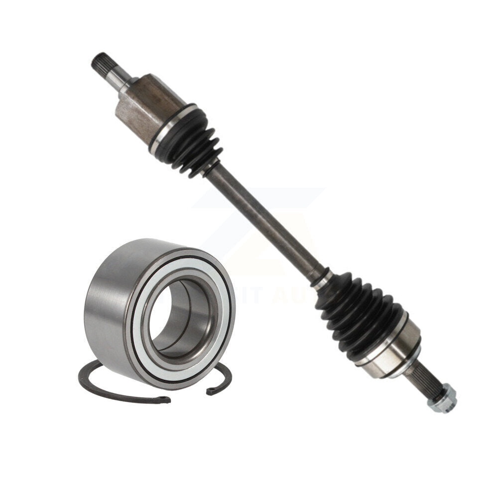CV Axle Drive Shaft Complete Assembly And Bearing Front Left Kit For Honda CR-V