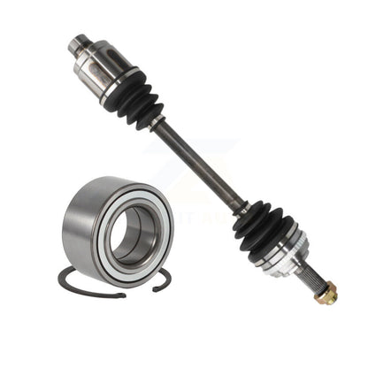 CV Axle Drive Shaft Complete Assembly And Bearing Front Left Kit For Honda CR-V