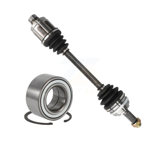 CV Axle Drive Shaft Complete Assembly And Bearing Front Left Kit For Honda CR-V